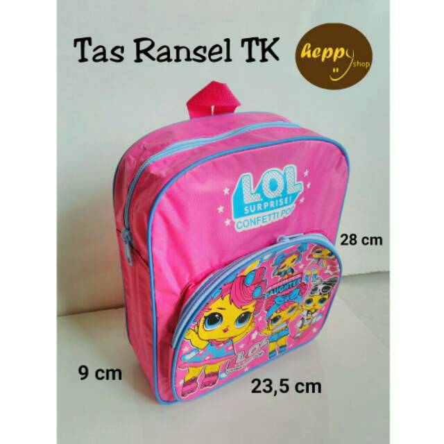 Tas Ransel TK Goodie Bag Souvenir Ulang Tahun Ultah Souvenir Tas Murah Anak