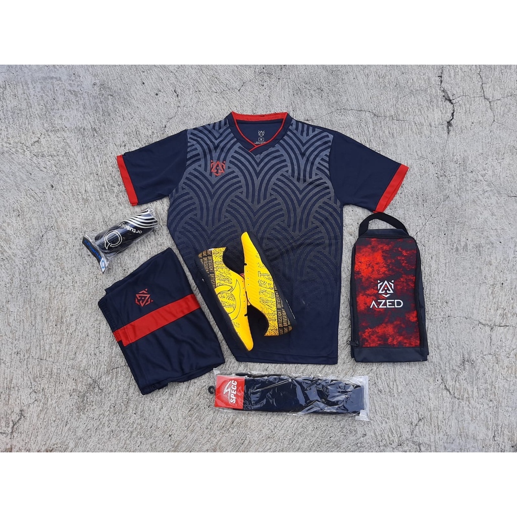 New ! Paket komplit 5  termurah sepatu futsal kwalitas istimewa-O KUNING