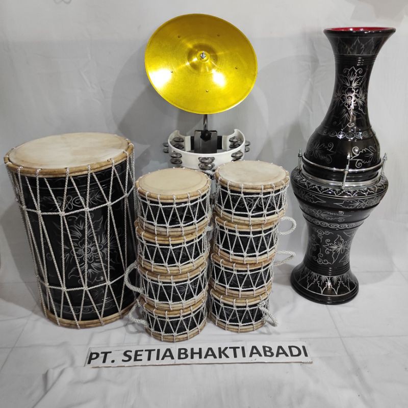 Marawis Batik Hitam Silver Mahoni