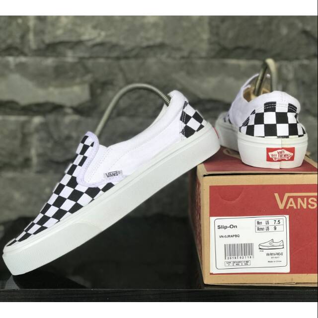 VANS SLIPON CHECKERBOARD