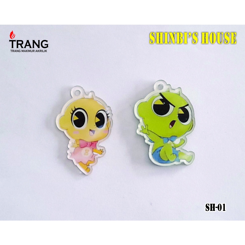 Gantungan Kunci Akrilik Shinbi House/Keychain Acrylic Shinbi House SH01