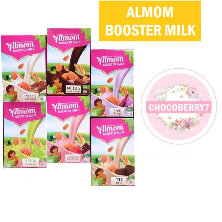 REAL PICT  ALMOM Booster Asi Milk SUSU ALMOM Pelancar Asi Yummys Bubuk Susu Almond