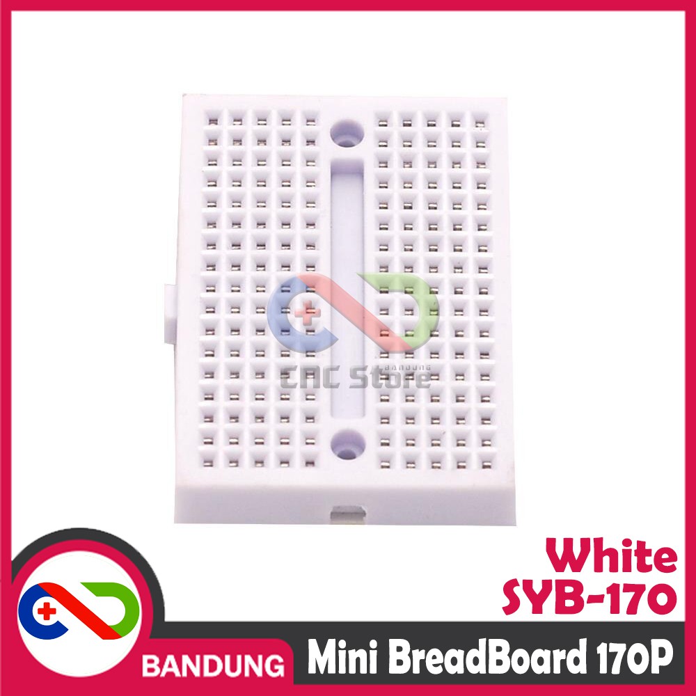 BREADBOARD SYB-170 MINI SOLDERLESS 170 170P PUTIH