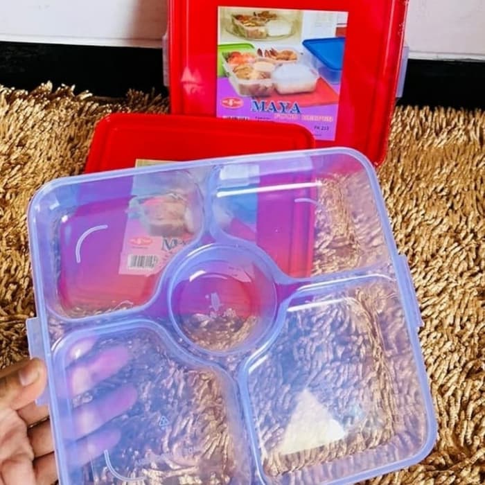 kotak makan catering maya food keeper 5 sekat