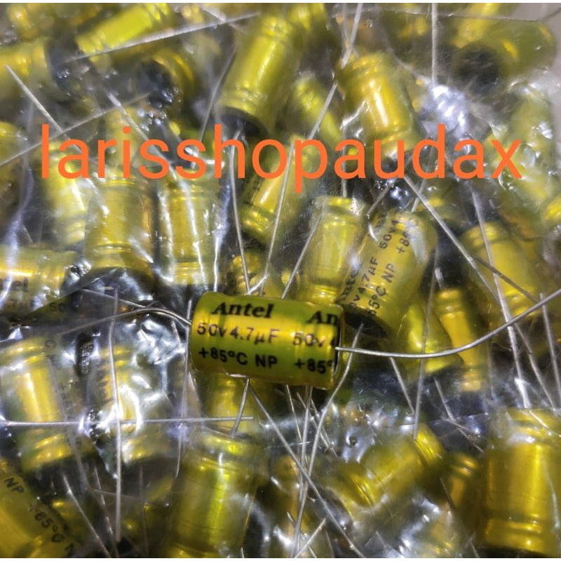 ELCO CAPACITOR 4.7UF 50V NON POLAR TWEETER WALET