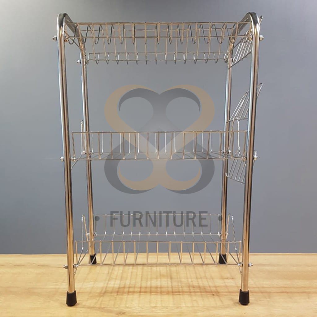 RAK / RAK PIRING SUSUN 3 / RAK PIRING STAINLESS