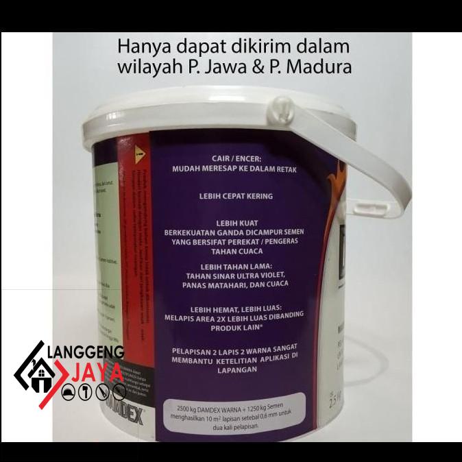 Damdex Warna Coklat 2.5Kg Langengjayamalang