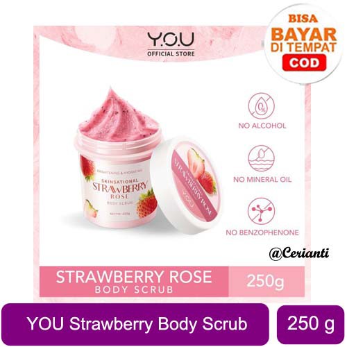 YOU Daily Skin Sational Body Scrub[ Mengandung Almond Oil yang dapat melembapkan kulit]