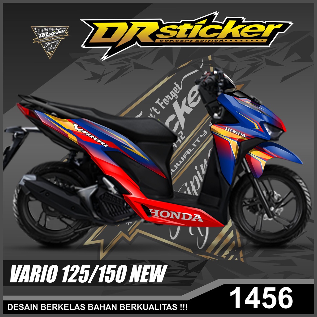 Dekal Sticker VARIO 125/150 NEW Full Body Stiker Skotlet VARIO Desain Racing Stiker full body VARIO 