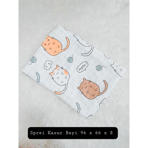 Sprei Kasur Bayi 96 x 66 x 8 (HANYA SPREI KASUR)