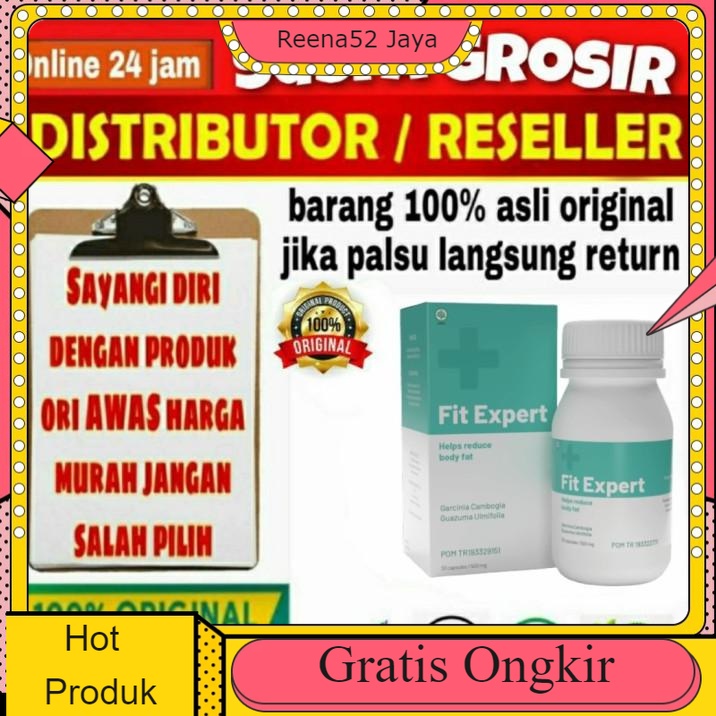 Obat Pelangsing Fit Expert Asli 100% Original Obat Fit Expert Herbal O