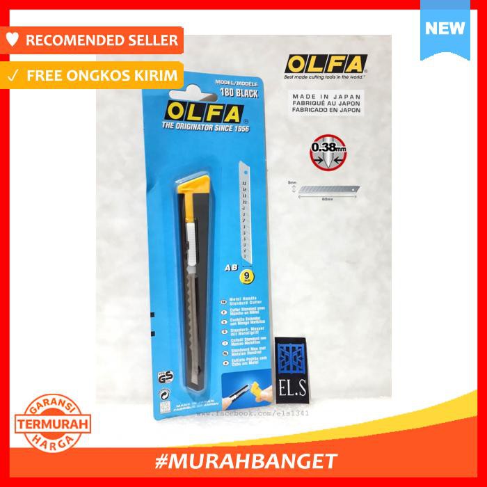 

Olfa 180 Black - Alat Pemotong Kertas - Cutter