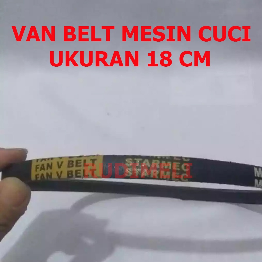 V belt mesin cuci/fan belt mesin cuci / fanbelt mesin cuci / ukuran 18 sampai 34 cm berkualitas