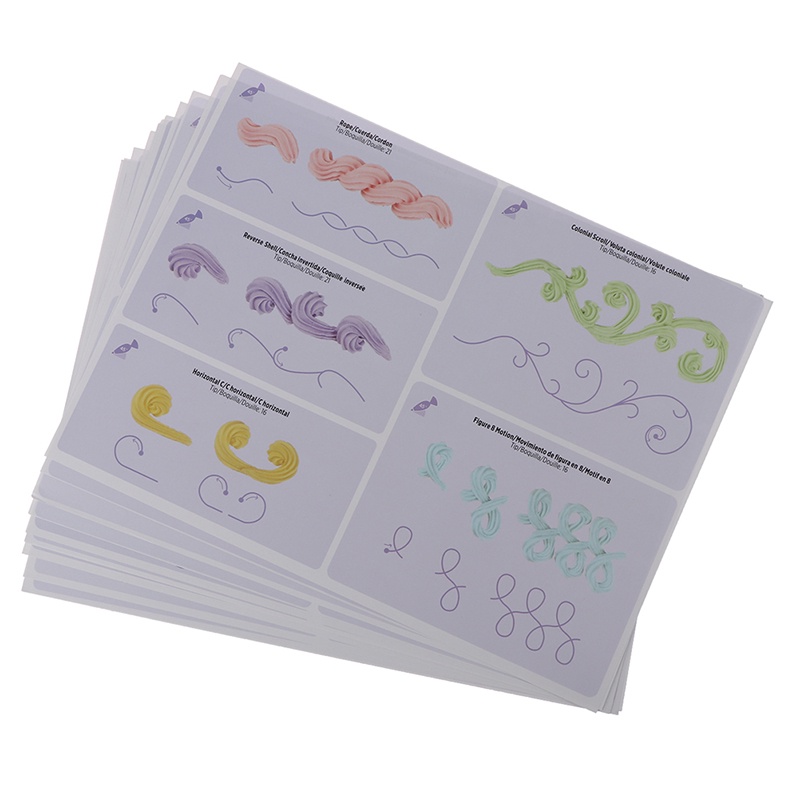 23 Pcs / set Papan Template Kertas Menggambar Untuk Dekorasi Kue