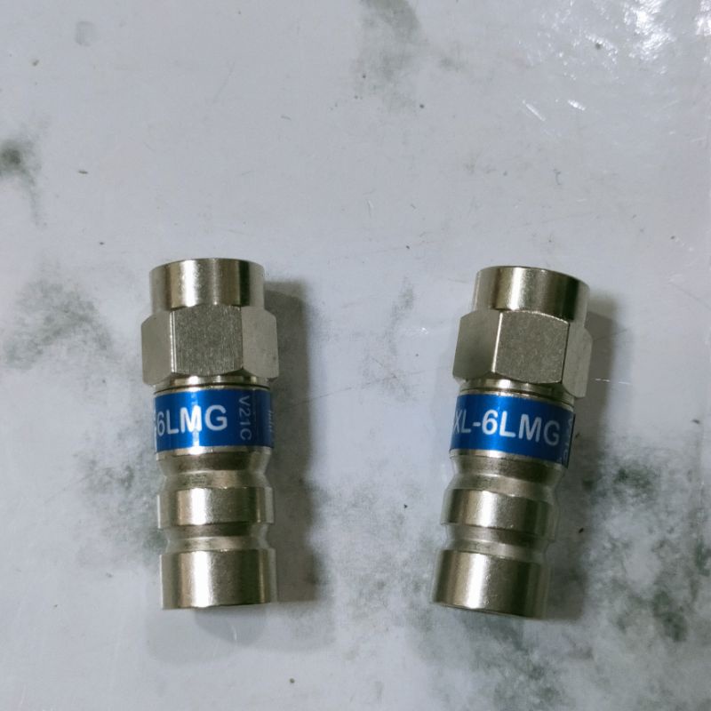 JACK KONEKTOR F COMPRESSION(WARNA BIRU)/ F COMPRESSION RG6 CONNECTOR PCT TRSX...