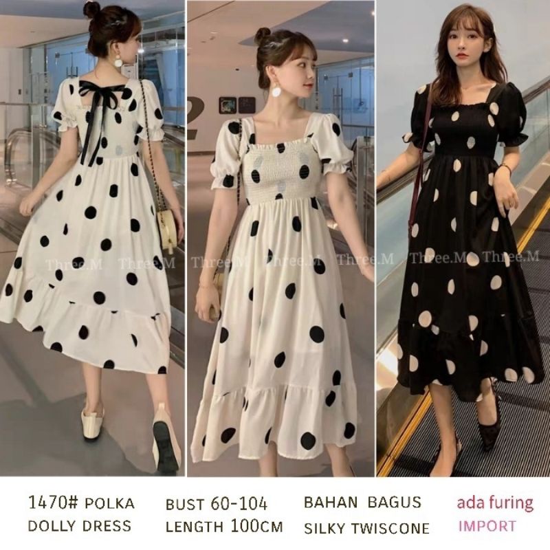 BM- 1470# Polka Doll Dress