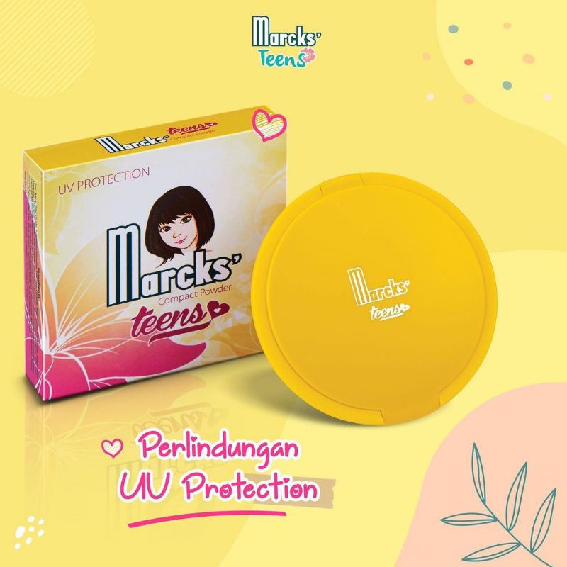 Marcks teens Compact powder 12 gr bedak padat || marcks teens || marcks bedak || marcks bedak padat 