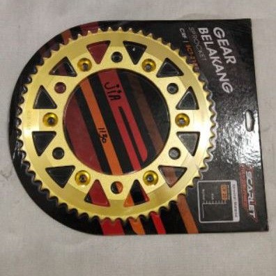 Gear / gir Belakang CRF 150 428*56T SCARLET