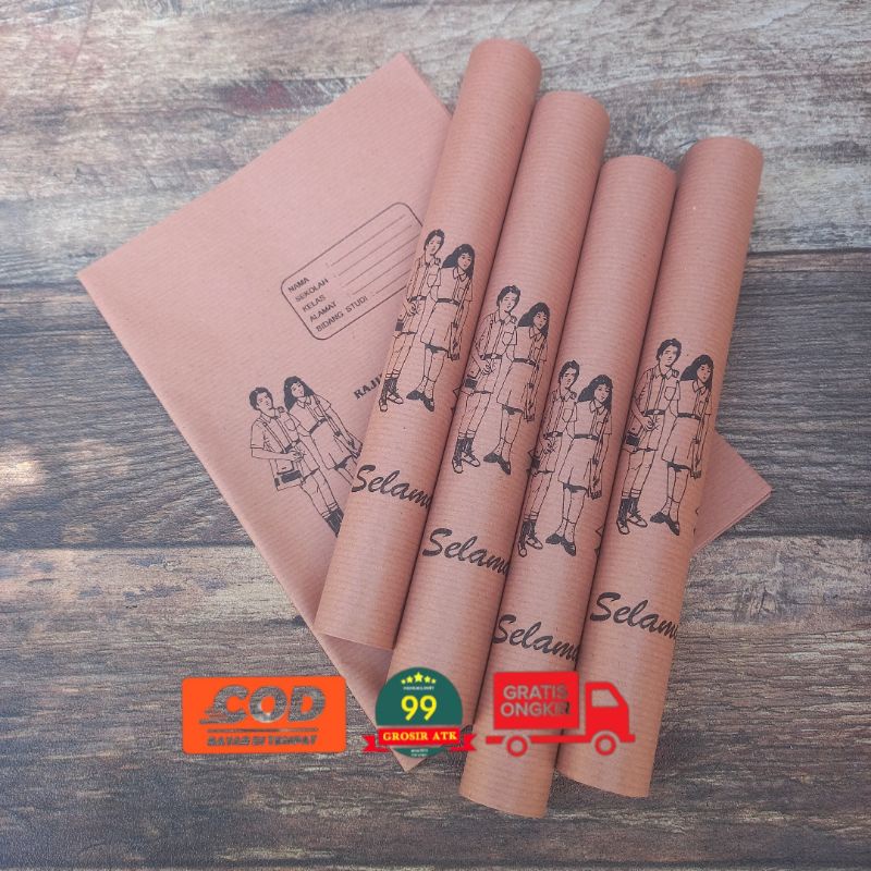 

sampul 10 LEMBAR SAMPUL KERTAS COKLAT/sampul buku coklat