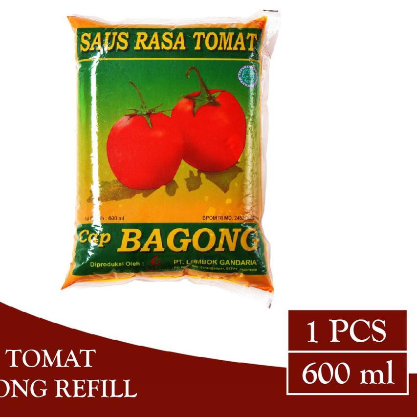 

66R✺ Lombok Gandaria Saus Tomat Bagong Refill 600 ml Kirim Langsung