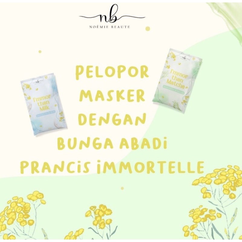 Immortelle mask (masker bunga) by Noemie Beaute / Skinoemie