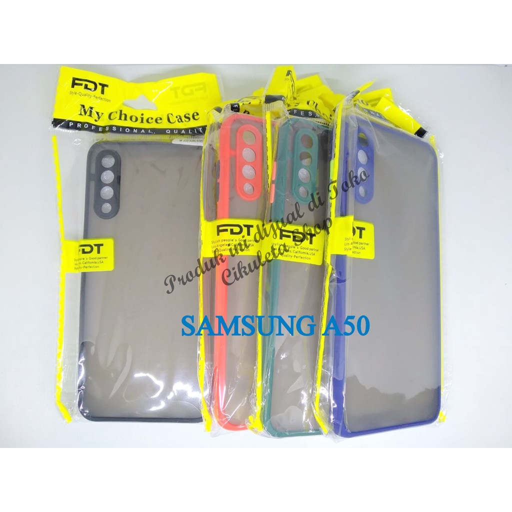 FDT My Choice Hybrid Fuze Matte Case Bumper Softcase Samsung A50 / A50S / A30S