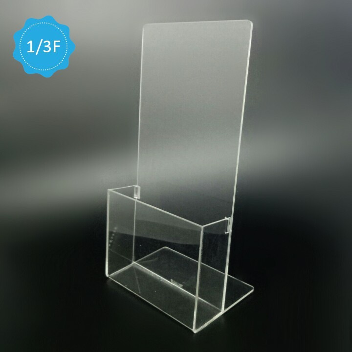 Jual Acrylic Tempat Brosur Tb24f3 Akrilik Standing Brosur Display Brosur Indonesiashopee 9322