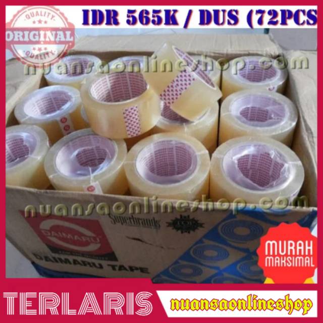 

Lakban Daimaru 90Y 1 Karton Isi 72pcs