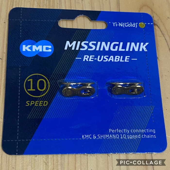 Sambungan Rantai KMC 10 Speed Gold