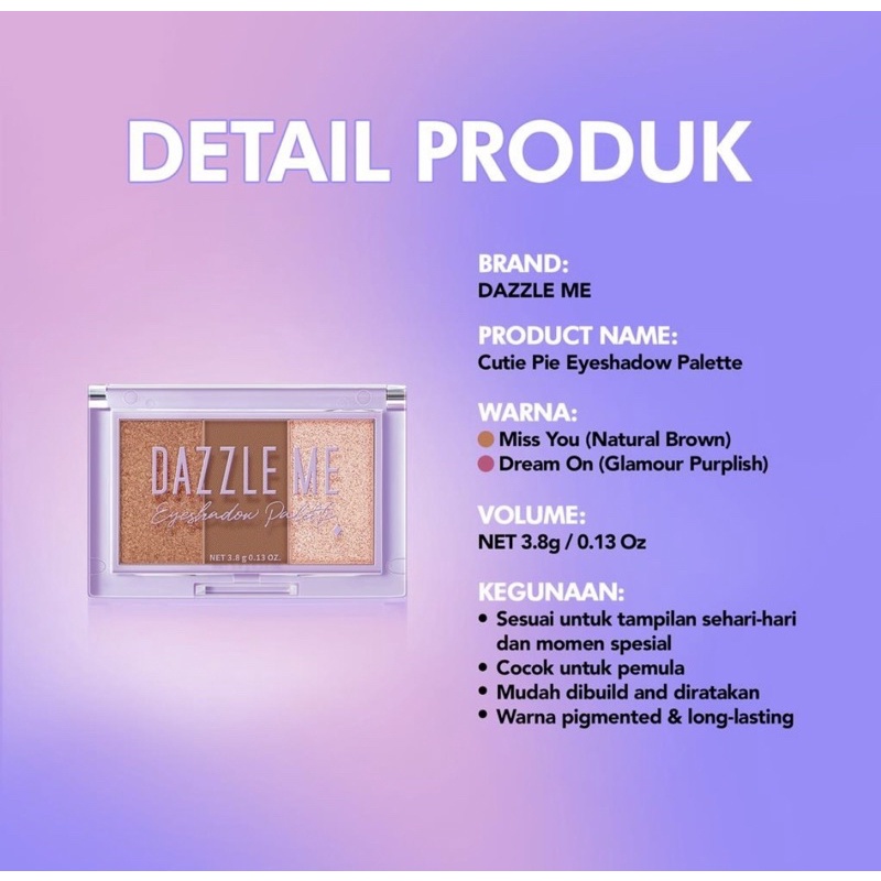 DAZZLE ME Eyeshadow Palette