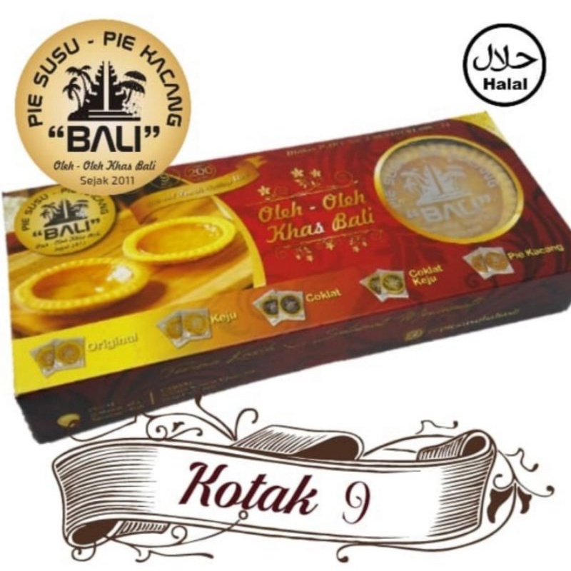 

Pie Susu - Pie Kacang "BALI" Box Isi 9 Pcs