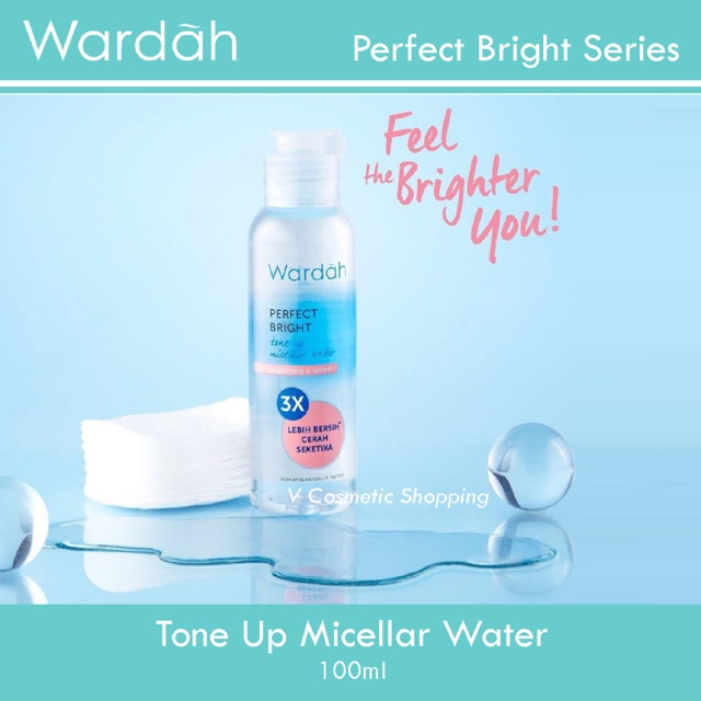 WARDAH Perfect Bright Tone Up Micellar Water 100ml