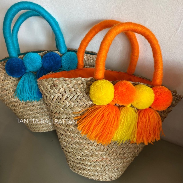 Top handle bag bali / tas wanita / tas bali / tas rotan bali / tas anyam bali