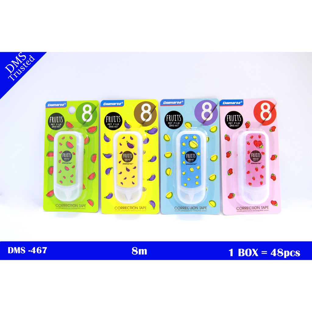 

Correction tape / tip x roll 8 meter / tipe x pita / Daimarse dms-467