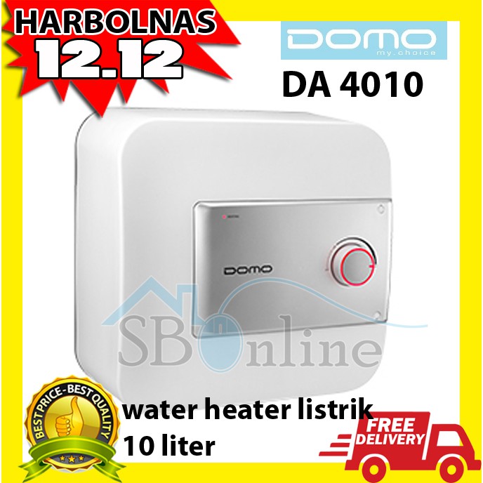 Pemanas Air Listrik 10 Liter DOMO DA 4010 By Modena - Electric Water Heater Harga Pabrik