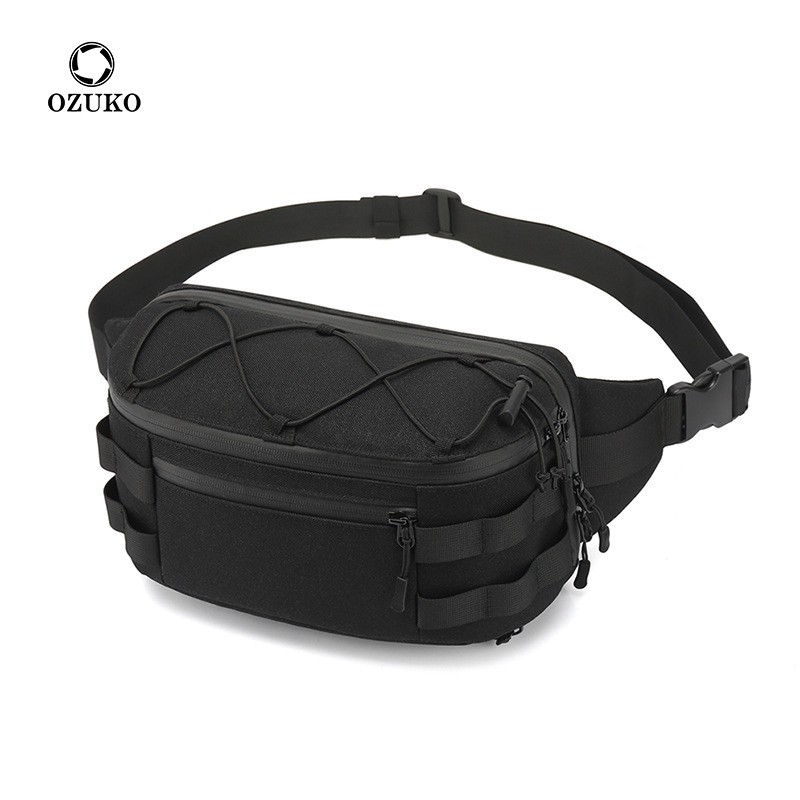 OZUKO 9340 Tas Selempang Pria Anti Air Waistbag Pria By Japan Design WATCHKITE WKOS