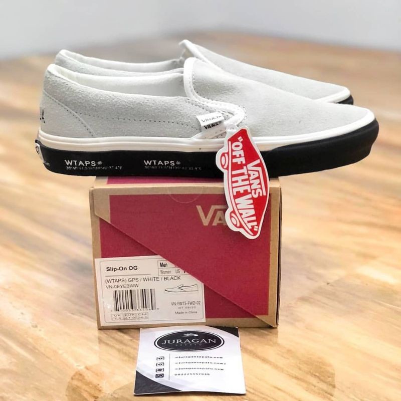 Vans Vault OG Classic Slip On LX x WTAPS &quot;White Black&quot;