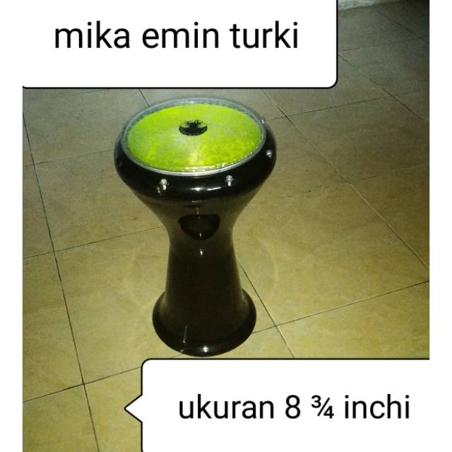 DARBUKA 8 ¾ in plus mika emin percussion terlaris