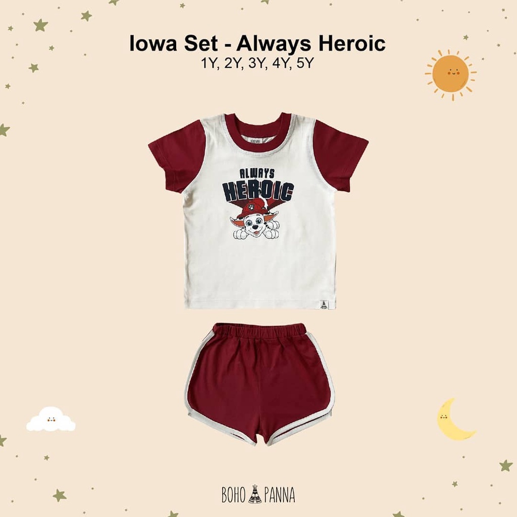 BOHOPANNA IOWA SET / SETELAN BAYI