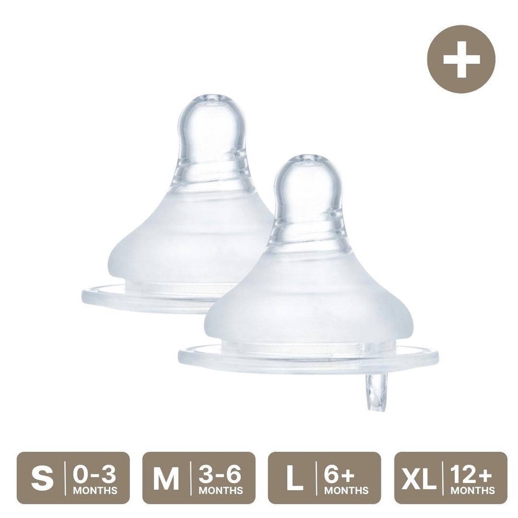 Simba Anti-Colic Silky Soft Teat Replacement Cross Hole 2pcs