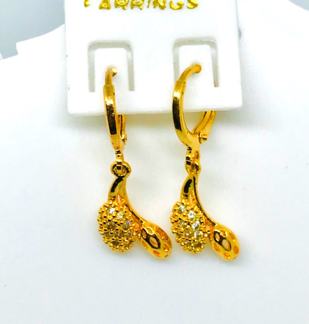 Anting wanita // anting jurai // anting permata // perhiasan lapis emas //anting