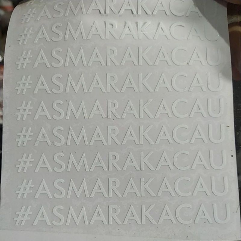 Sticker Visor Sticker Motor #Asmarakacau Sticker Cutting Asmarakacau