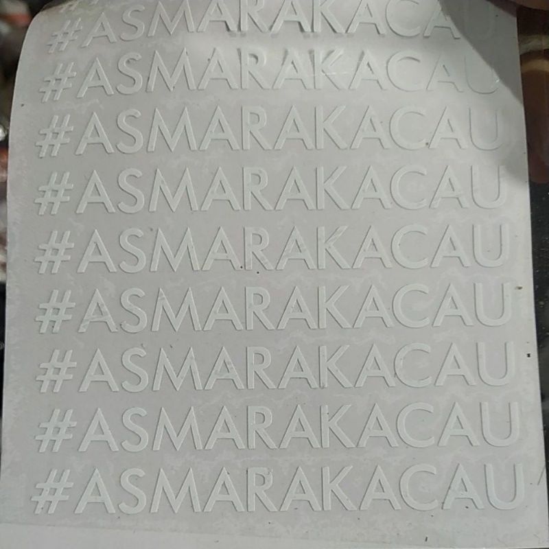 Sticker Visor Sticker Motor #Asmarakacau Sticker Cutting Asmarakacau