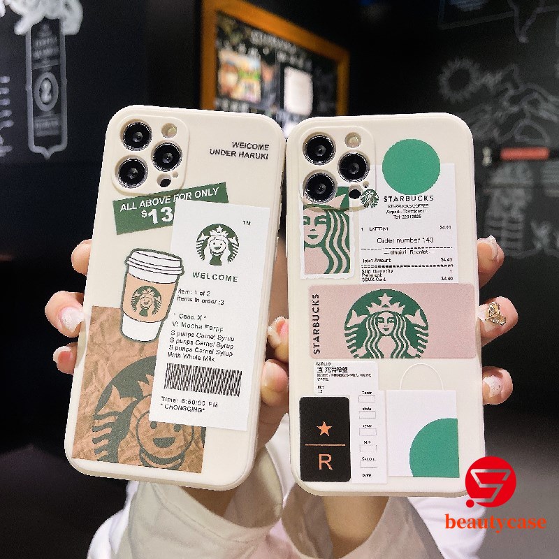 Starbucks TPU Soft Case Xiaomi Redmi Note 9 8 10 10S 9 PRO