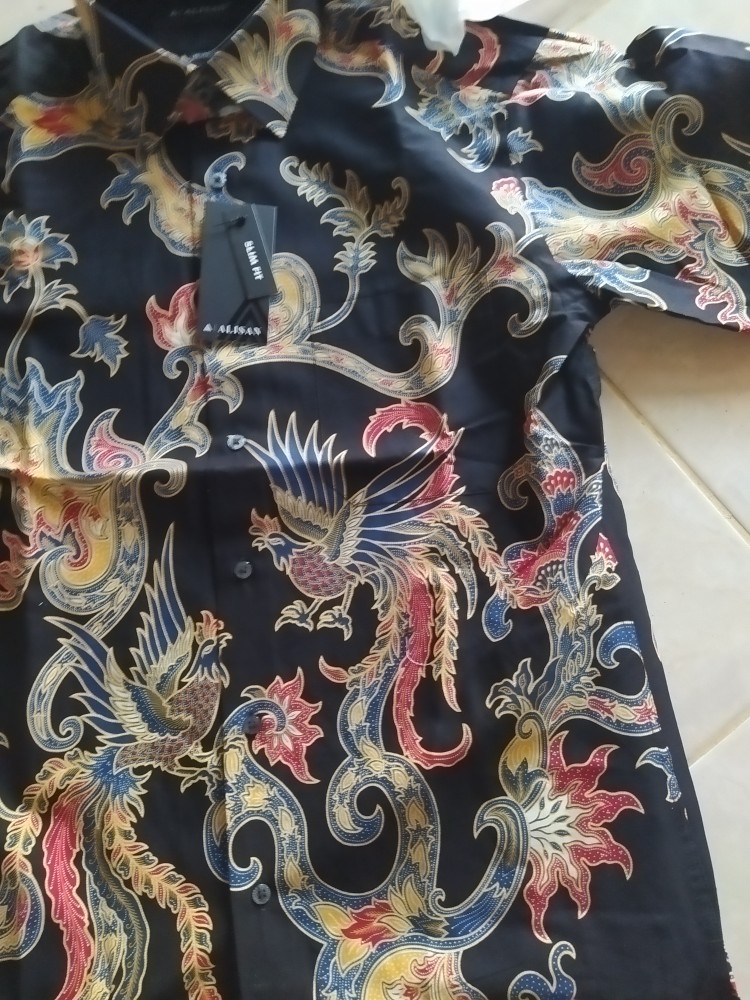 Kemeja Batik Pria Lengan Panjang Slim Fit Batik Pria Lengan Panjang Modern