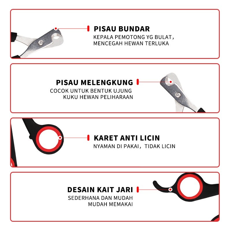 Potong Kuku Kucing Anjing /Gunting Kuku Kucing / Pet Nail Clipper Alat