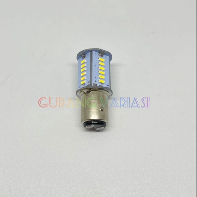 LAMPU STOP LED BELAKANG MOTOR BAYONET KEDAP KEDIP 30 MATA STROBO FLASH