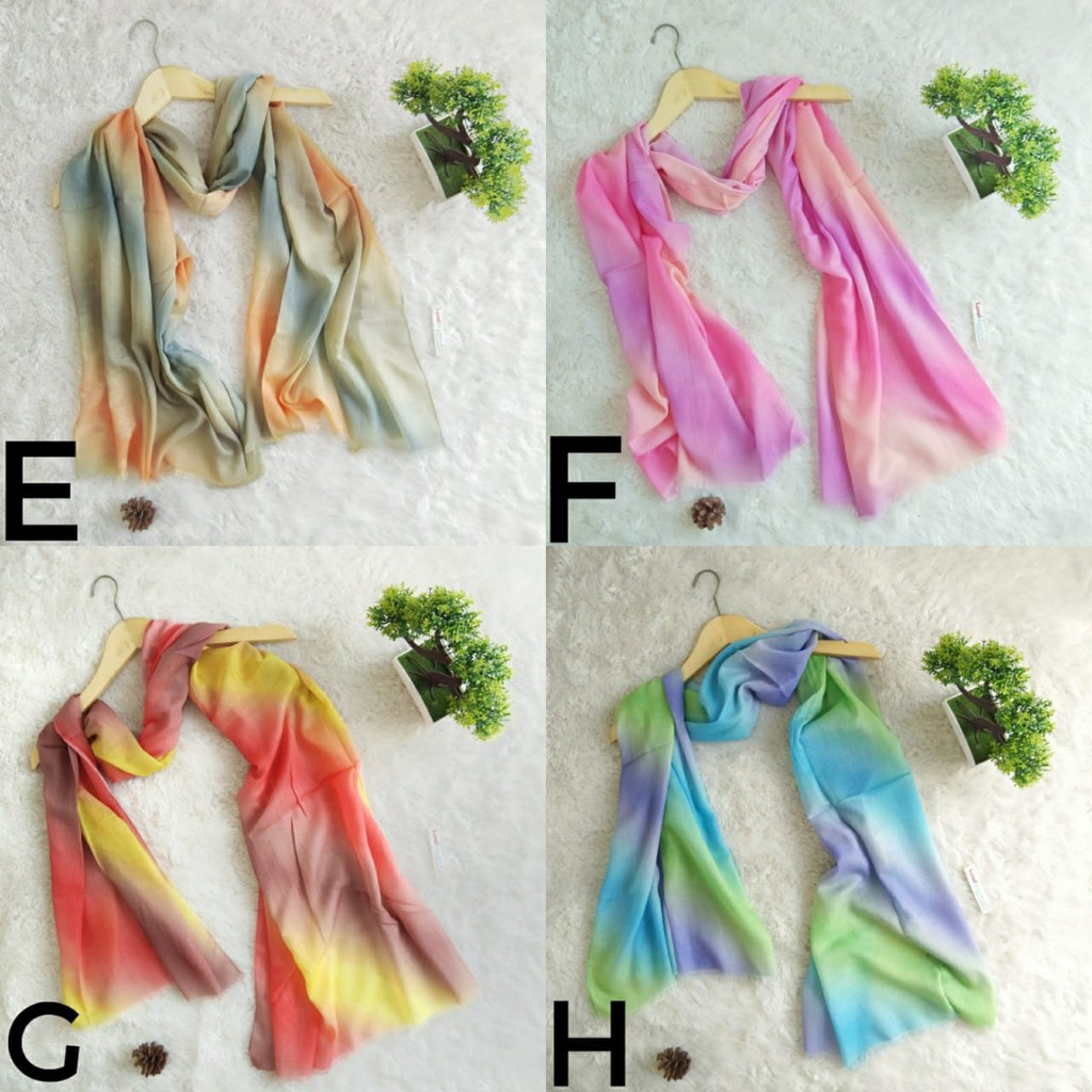 Shawl Pashmina Gradient Series