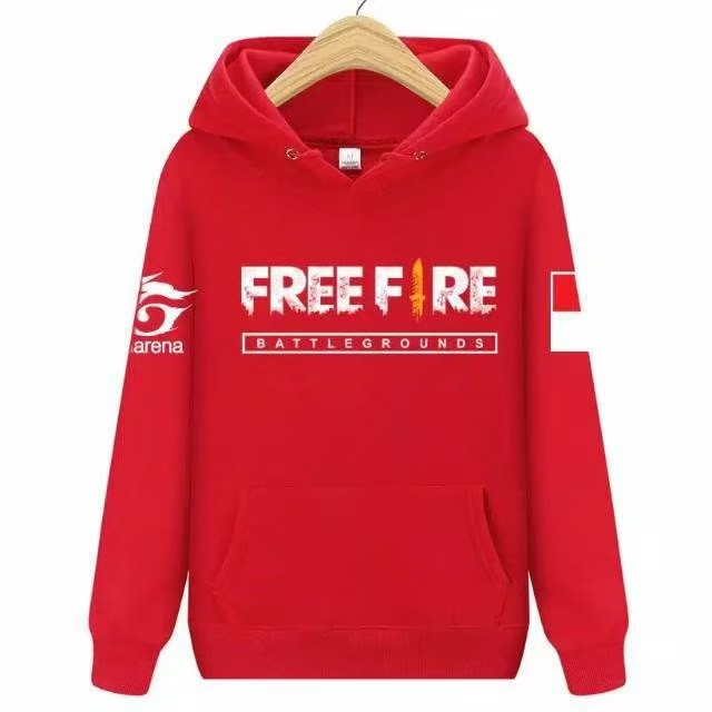 Jaket / Hoodie / Sweater Free Fire Bahan Fleece Premium