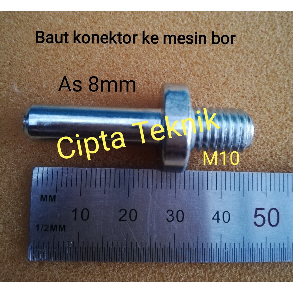 Jual Baut Konektor Adaptor M Tatakan Pad Velcro Ke Mesin Bor Shopee Indonesia